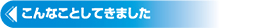 こんなことしてきました